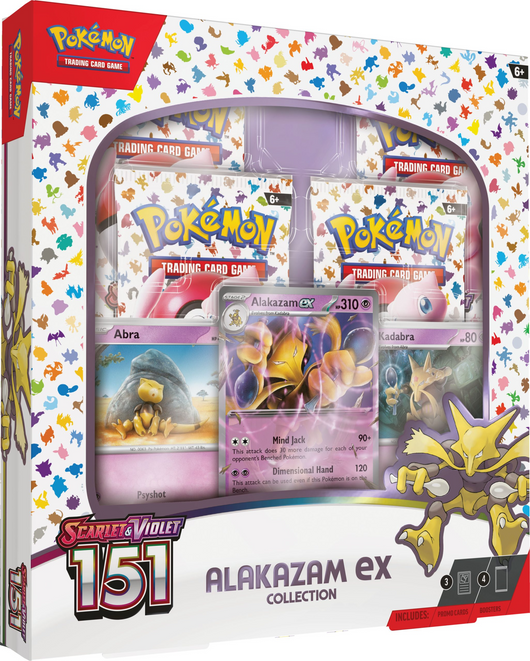 [Precompra] Pokémon | Caja Alakazam ex 151 Pokémon Inglés 2023