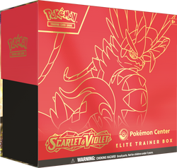 Pokémon | Coffret Elite Trainer Pokémon Center Écarlate en anglais 2023