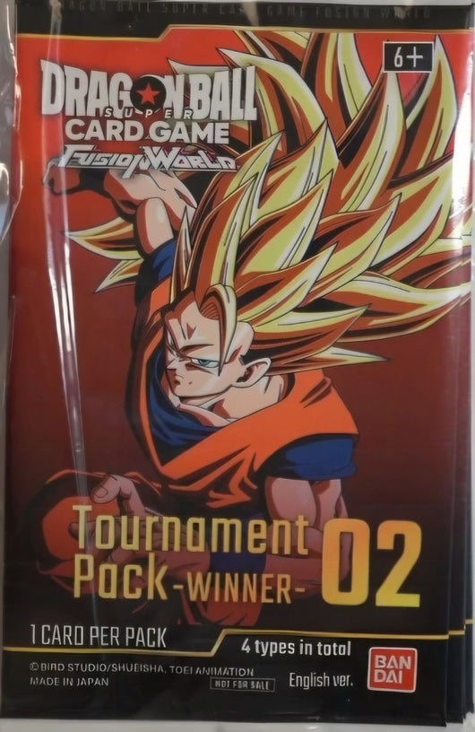 Dragon Ball | Fusion Series Tournament Pack Vol.2  - Pack 4 Sobres - Winner - Inglés