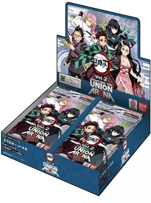 POKEMILLON - La Tienda Pokémon Union Arena | Caja de 16 Sobres de Demon Slayer vol.2 Japonés 2024