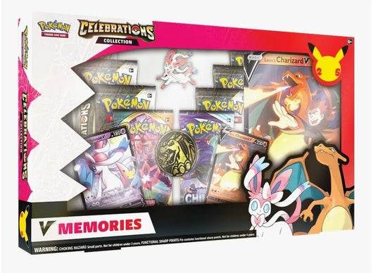 Pokémon | Charizard & Sylveon V Memories Collection Celebrations Inglés 2021