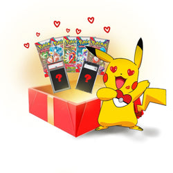 POKEMILLON Segunda Mano Caja San Valentín | Carta PSA 10 o CGC 10 + 5 Sobres de Pokémon TCG | Santo Packs