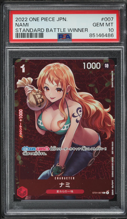 PSA 10 | One Piece Nami (ST01-007) Battle Winner Japonés