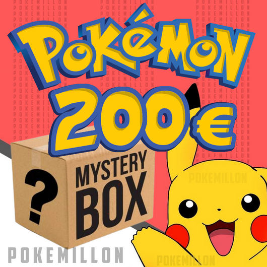 Pokémon Mystery Box 200 € Boîte mystère de cartes Pokémon