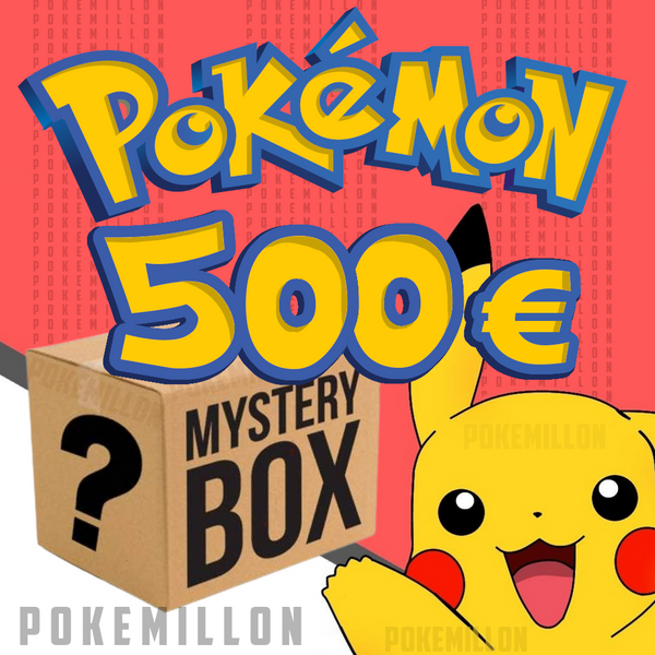 Pokémon Mystery Box 500 € Boîte mystère de cartes Pokémon