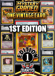 Carte classée mystère | 1ère édition graduée - PSA, BGS, CGC - Une carte vintage de 1ère édition