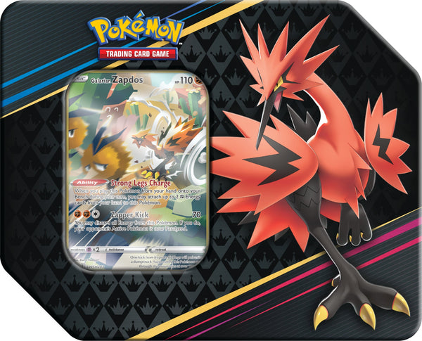 Pokémon | Can XL Zapdos de Galar Crown Zenith Anglais 2022