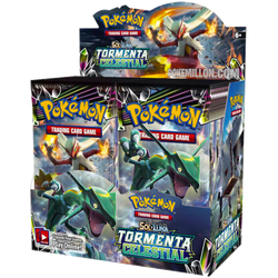 Pokémon | Caja 36 Sobres Sol Y Luna Tormenta Celestial 2018