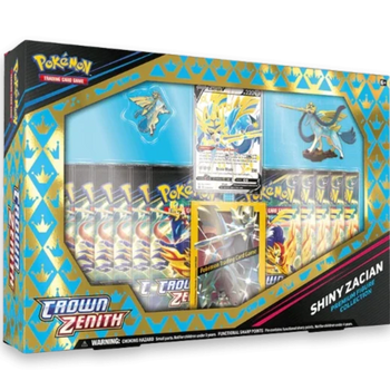 Pokémon | Boîte Zacian brillante avec figurine Crown Zenith Anglais 2023